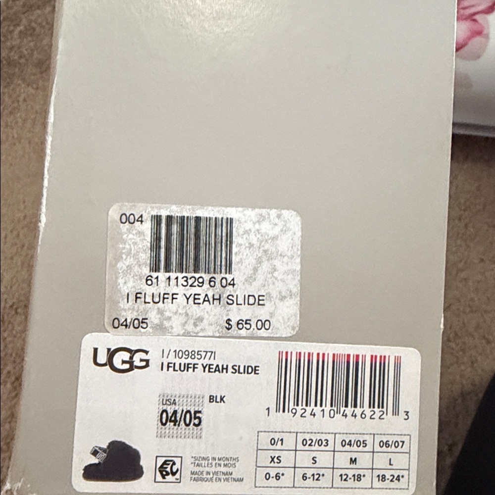 UGG Black Fluff Yeah Slide - Picture 3 of 3